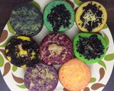 Foto langkah ke 13 dari resep Pukis Bulat berwarna tanpa santan.