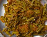 काचरे और ग्वार फली की सब्जी (kachre aur gavarfali ki sabji recipe in Hindi) रेसिपी चरण 4 फोटो