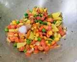 A picture of step 3 of Methi Subzi (Fenugreek leaves Dry Curry).