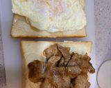 簡易版肉蛋吐司的食譜步驟2照片