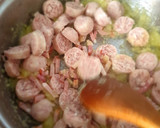 Foto del paso 5 de la receta: Alubia granja con butifarra y bacon en olla rápida