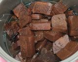 A picture of step 5 of Cola tofu.