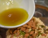A picture of step 5 of Gluten-Free Puffed Quinoa Granola with Almonds and Plums.