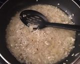 A picture of step 5 of Chrorizo, Pea and Parmesan Risotto.