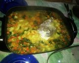 Foto del paso 9 de la receta: Sopa de verduras con carne entera, rellena de queso frezco