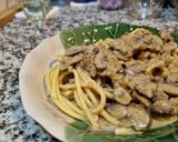 รูปขั้นตอนการทำที่ 7 ของ Lighten Beef Stroganoff