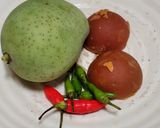 Foto langkah ke 1 dari resep Rujak mangga serut.