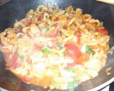 Lecsó tojással,bazsalikommal 🫑🍅🧅🌶🍺 recept fázis 4 fotója