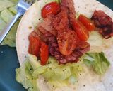 A picture of step 1 of Gluten free wraps 😀BLT.