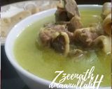 A picture of step 3 of Ammijaan's Peela Shorba or Mutton Stew.