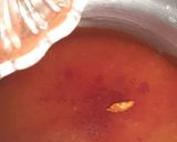 A picture of step 4 of Aloo ki takari, choley ka salan, suji ka halwa and puri.