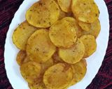 A picture of step 6 of Alu pakoray.