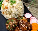 A picture of step 5 of Sesame saucy chicken.
