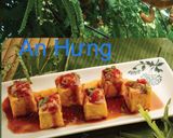 Hình bước làm 5 của món Đậu Hủ Dồn Thịt Sốt Me