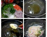 A picture of step 2 of Cabbage Manchurian.