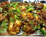 A picture of step 2 of Chicken Sukka.