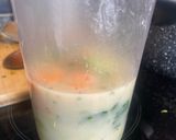 A picture of step 5 of Creamy broccoli and cheddar soup.