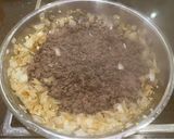 A picture of step 3 of Beef Burritos.