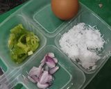 Foto langkah ke 1 dari resep Telur Dadar Kelapa Barendo.