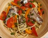 Une image de l'étape 5 de Spaghettis aux sardines (ramen de sardines).