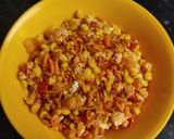 A picture of step 6 of Feta Corn Bhel - Easy, Quick and Unique Bhel in just 5 minutes.