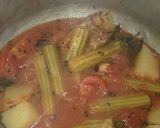 A picture of step 3 of Monakaya kora/ Drumstick(Andhra style).