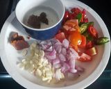 Foto langkah ke 2 dari resep Ikan Asin Telang Asam Manis.