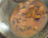 A picture of step 3 of Brinjal potato curry.