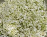 A picture of step 1 of Cabbage Manchurian.