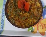 A picture of step 2 of Baigan ka Bhartha.