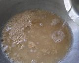 A picture of step 3 of Sooji halwa.