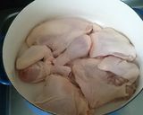 A picture of step 1 of Old Fashioned Chicken Soup.