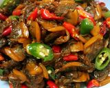 Foto langkah ke 5 dari resep Oseng Oseng Kerang Manis Pedas kesukaanku .