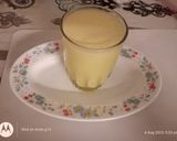 A picture of step 2 of Pineapple flavor lassi.
