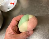 A picture of step 2 of Kawaii Colorful Gyoza Dumplings.