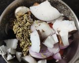 A picture of step 1 of Vegan sagoti.