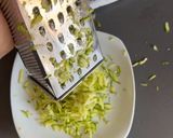A picture of step 1 of Rustic Zucchini, Speck, and Scamorza Tart.