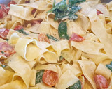 Foto del paso 3 de la receta: Pappardelle con espinacas
