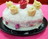 A picture of step 8 of COCO Coconut Cake.