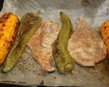 Foto del paso 4 de la receta: Cabezada con pimientos y maiz al grill doble