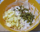 Erdélyi 🇷🇴 húsmentes 🚫🍖 böffsaláta 🥗 recept fázis 5 fotója