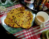 मिस्सी मेथी पराठा (Missi methi paratha recipe in Hindi) रेसिपी चरण 4 फोटो