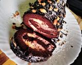 A picture of step 9 of Chocolate Swiss roll#dessert recipe.