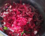 A picture of step 1 of Beetroot Falafel Sandwiches.