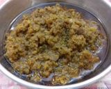 A picture of step 5 of Kadhai keema.