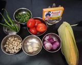 A picture of step 2 of Corn curry.
