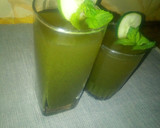 A picture of step 2 of Mint cucumber lemonade.
