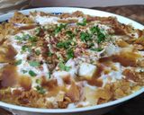 A picture of step 14 of Dahi Phulki Recipe with Homemade Phulkiyan/boondiyan.