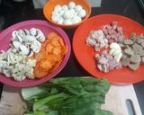 Foto langkah ke 1 dari resep Sup Pelangi Super Enak.