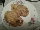 Papa rellena con champignones